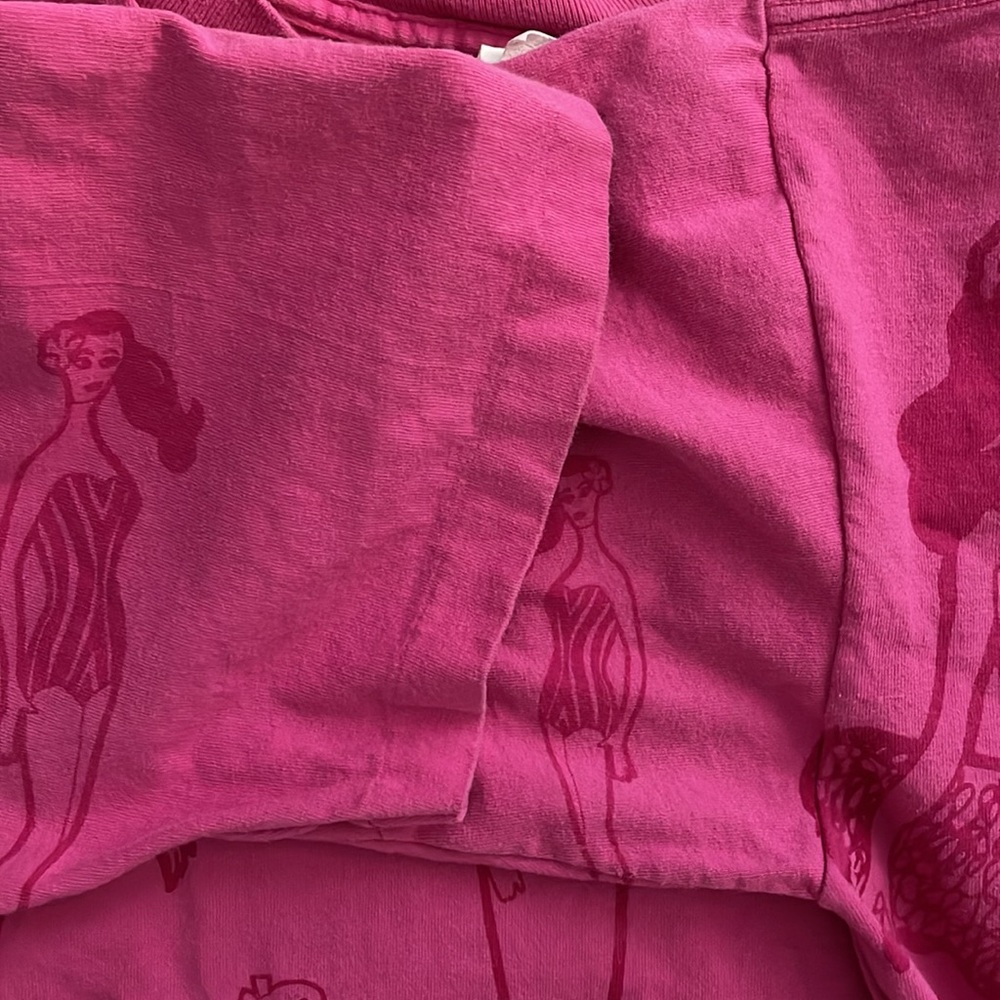 Vintage 1994 Barbie Jerry Leigh Design All Over Print / Size Large - Picture 5 of 6